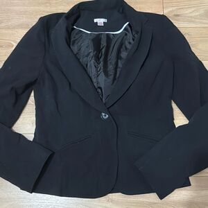 xhilaration black blazer size medium